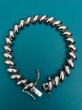 Fabulous Vintage Silver Rope Bracelet